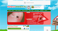 Desktop Screenshot of kullancsvedelem.hu